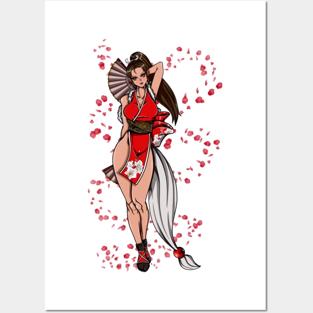 Mai Shiranui! Wall Art by MauryAraya316